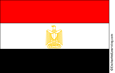Egypt39s Flag EnchantedLearningcom