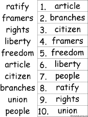 alphabetical order