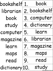 alphabetical order