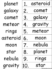 alphabetical order