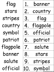 alphabetical order