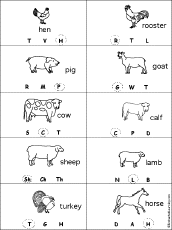 starting sounds of Words