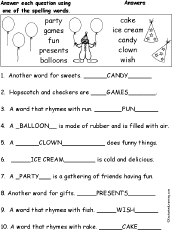 Spelling Words