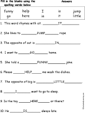 Spelling Words