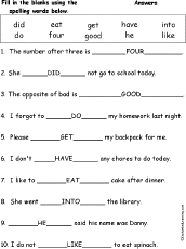Spelling Words