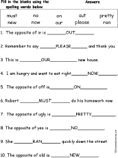 Spelling Words