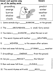 Spelling Words