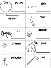 Letter and Alphabet Activities at EnchantedLearning.com