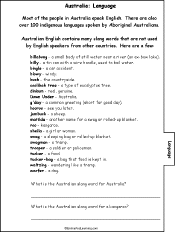Aussie Language