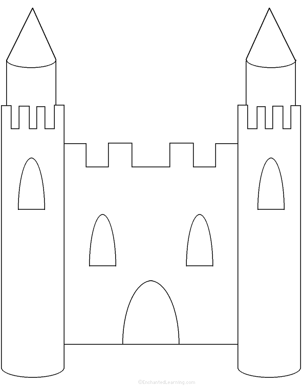 Cut Out Castle Template Printable