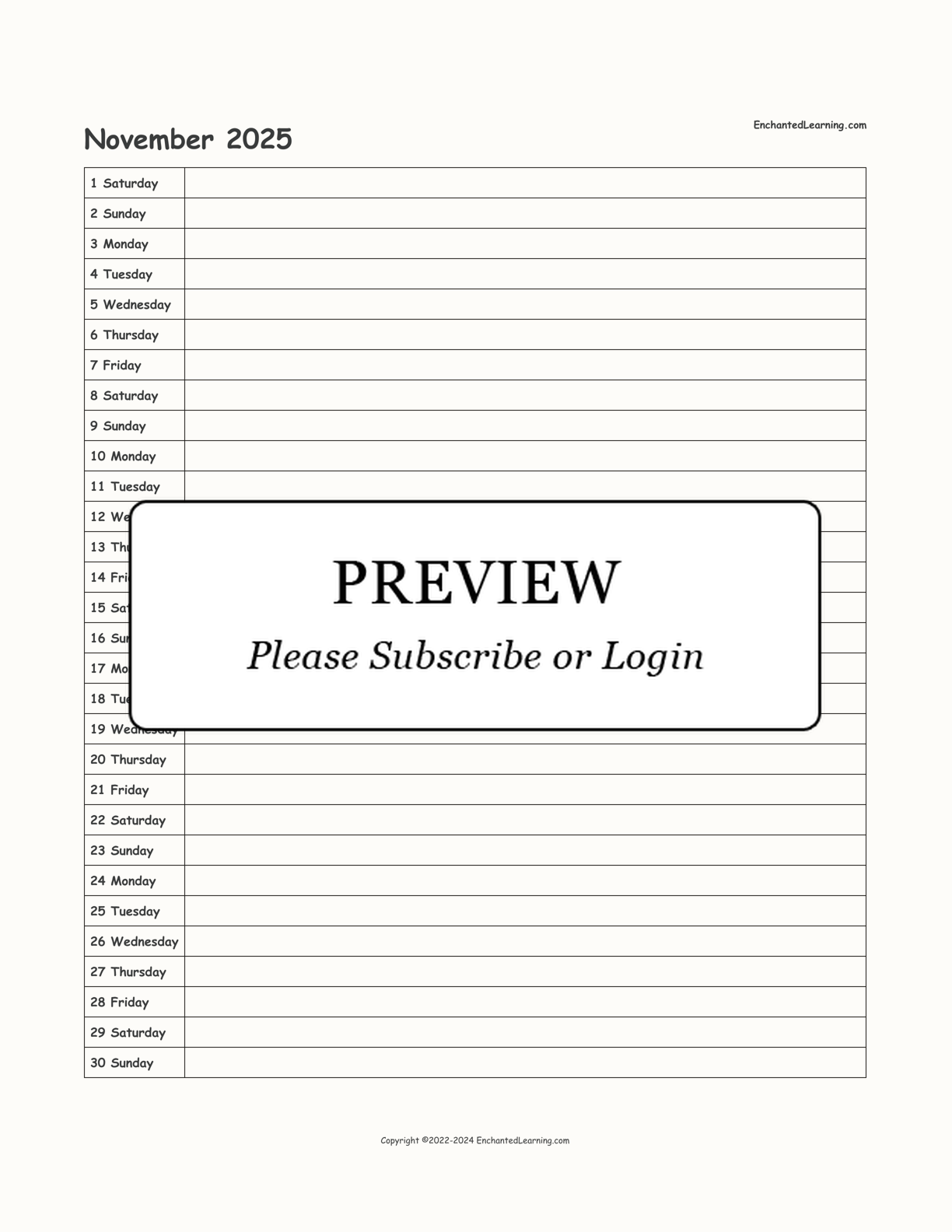 2025-2026 School-Year Scheduling Calendar interactive printout page 5