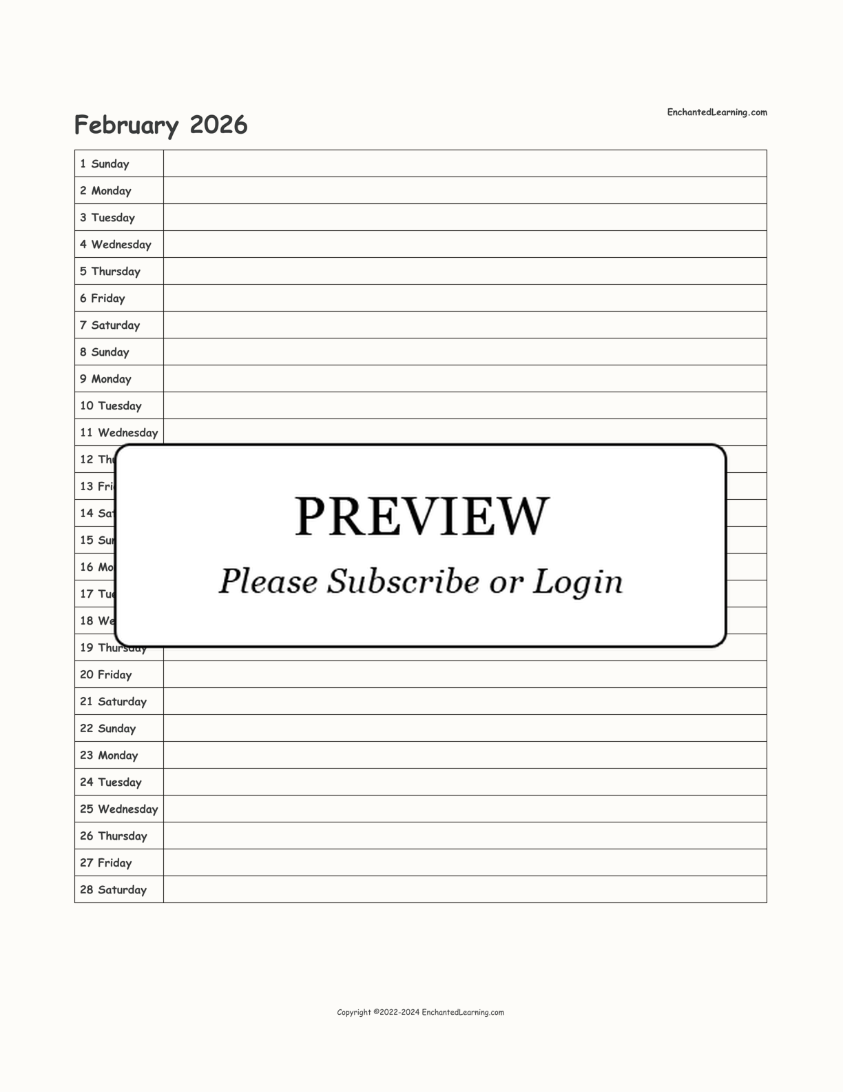 2025-2026 School-Year Scheduling Calendar interactive printout page 8