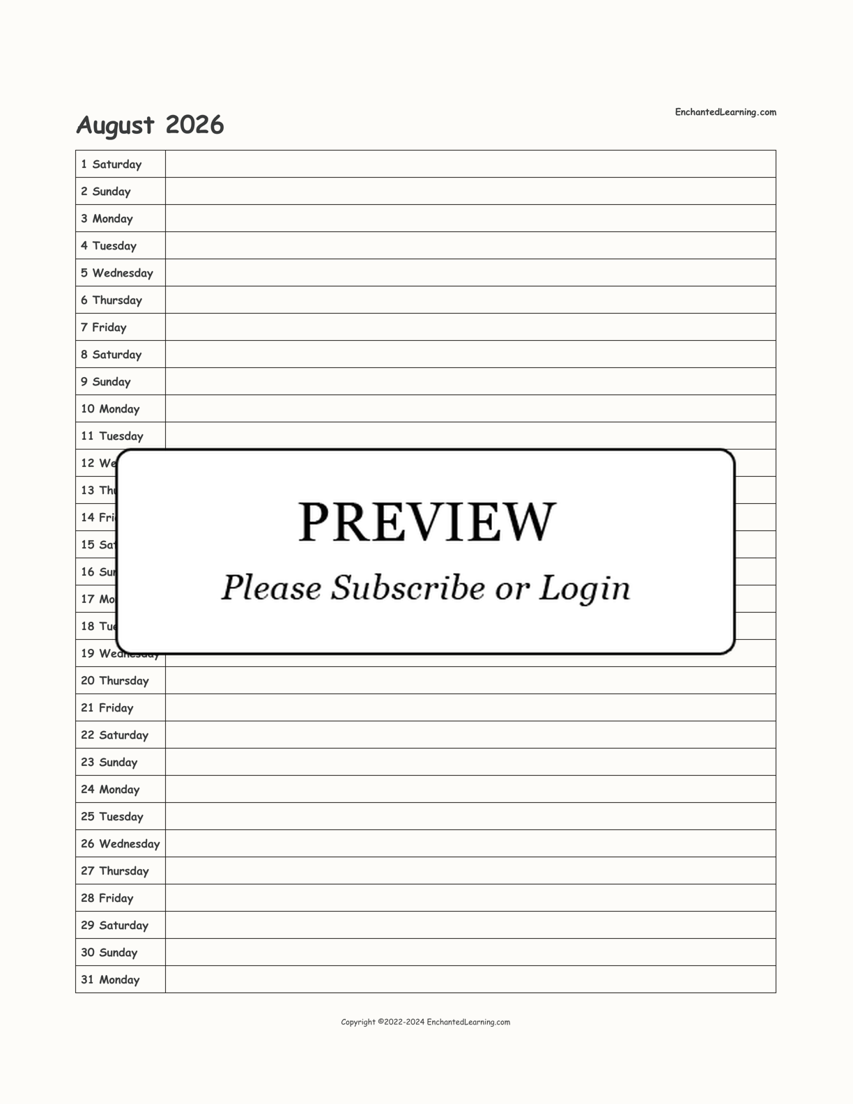2026-2027 School-Year Scheduling Calendar interactive printout page 2
