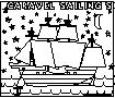 caravel ship labeled