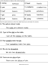 plurals