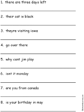 Question Marks Worksheet