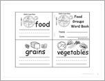 Food Groups Word Book