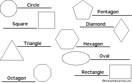 shapes to label