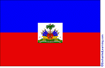 Haiti s Flag EnchantedLearning com