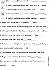 Landforms Quiz