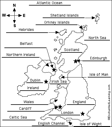 British Isles to label