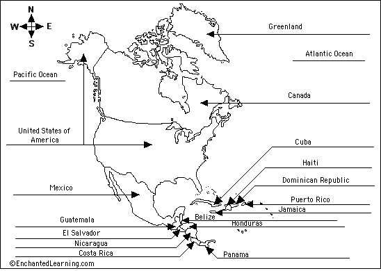 North America to label