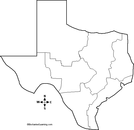 natural-features-of-texas-outline-map-unlabeled-enchantedlearning