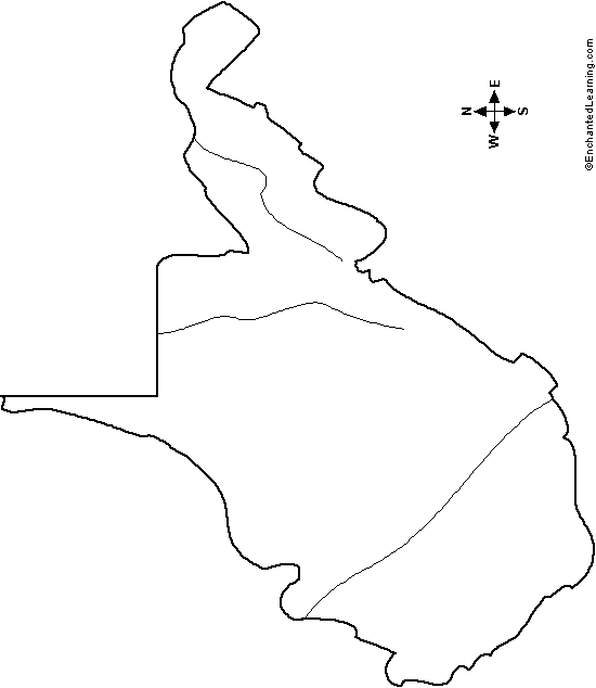 outline map of West Virginia