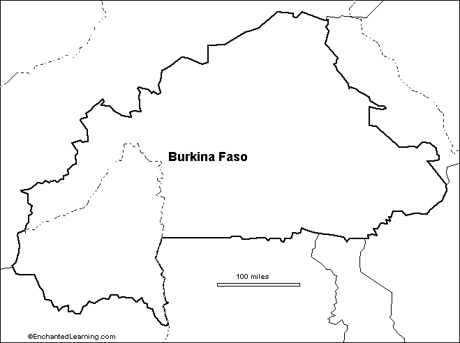 Search result: 'Outline Map Research Activity #1: Burkina Faso'