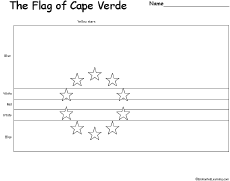 Search result: 'Flag of Cape Verde Printout'