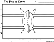 Flag of Kenya, Colors, Symbols, Meaning