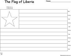 Search result: 'Flag of Liberia Printout'