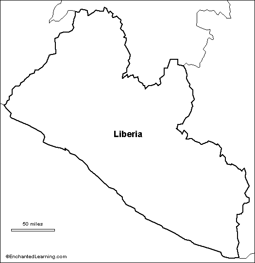 Search result: 'Outline Map Research Activity #1: Liberia'