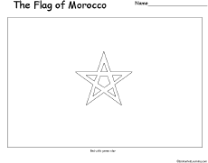 Flag of Morocco -thumbnail