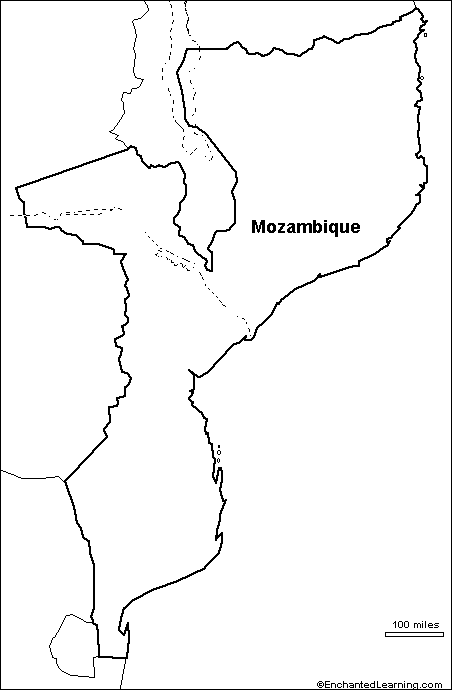 Search result: 'Outline Map Research Activity #3: Mozambique'