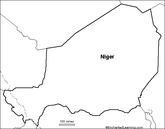 Search result: 'Outline Map Research Activity #2: Niger'