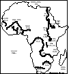 African Rivers labeled