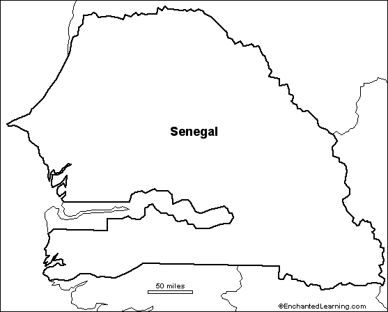 Search result: 'Outline Map Research Activity #3: Senegal'