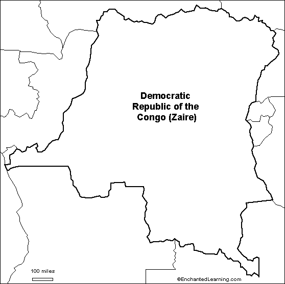 Search result: 'Outline Map Research Activity #2: Democratic Republic of the Congo (Zaire)'