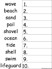 Put The Words In Alphabetical Order Worksheets Enchantedlearning Com