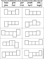 Search result: 'Holiday and Seasons: Word Shape Puzzles'