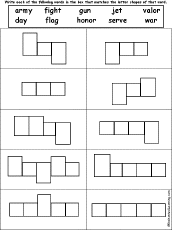 Search result: 'Veterans Day - Word Shape Puzzle'