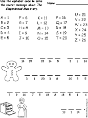 Gingerbread Man abc code