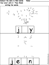 Search result: 'Connect the Dots then Fill in the Blanks: J'