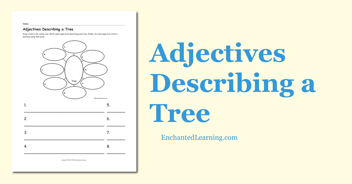 adjectives-describing-a-tree-enchanted-learning