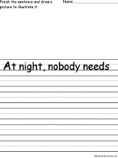 Search result: 'Finish the Sentence &#8212;&#160;'N''