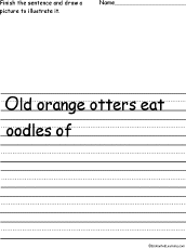 Search result: 'Finish the Sentence &#8212; 'O''