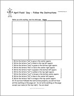 Search result: 'April Fools' Day - Follow the Instructions'