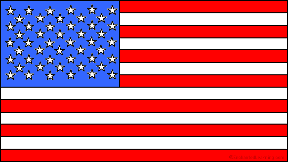 USA and State Flag/Quiz Printouts EnchantedLearning com