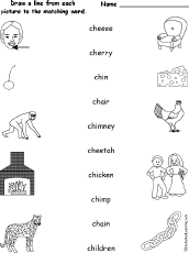 Match Words and Pictures of Words Starting With Consonant Blends at